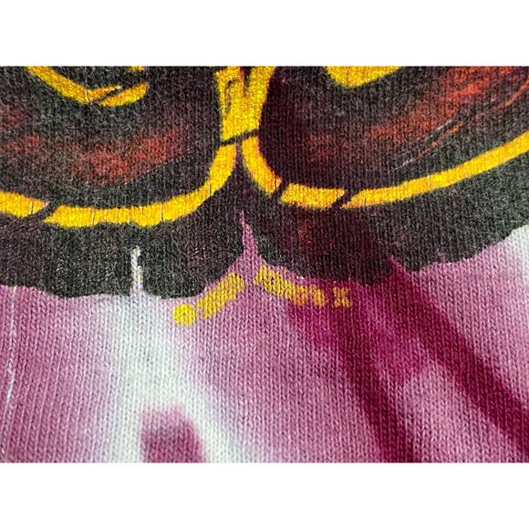 KINGS Sunboy Tie-Dye Turtle Tee Pink Spiral Size Large Hand Dyed Graphic Shirt - Picture 9 of 11